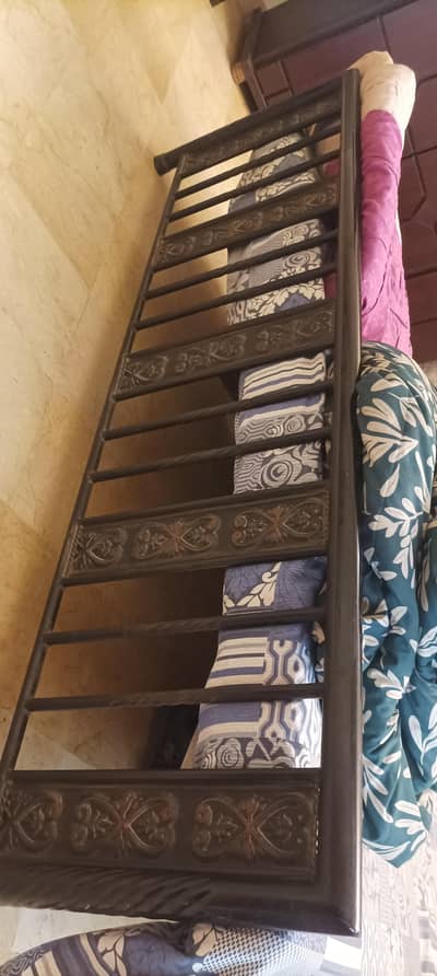 iron bed for sale with dressing and side tables 03132541517