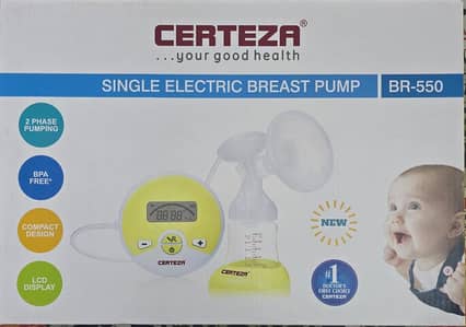Certeza New Electric breast pump only 5 days used