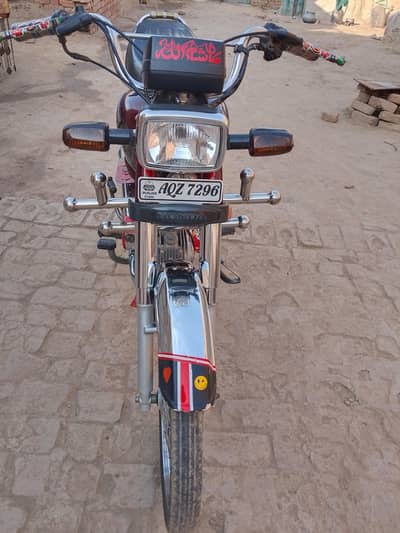 Honda CD 70 2023 MODEL ALL PUNJAB no laga hai