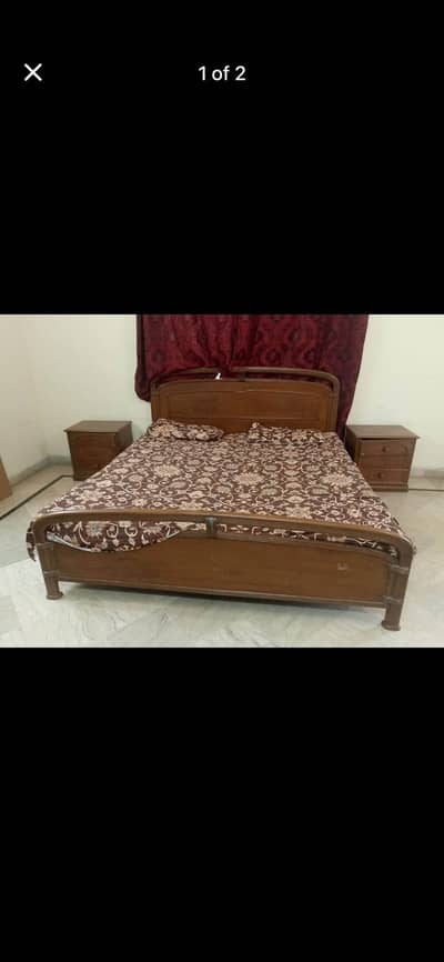 Wooden Bed set