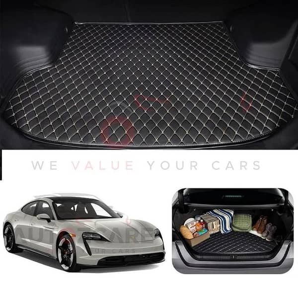 Porsche Taycan 7D Custom Car Trunk Mat - Model 2019-2025