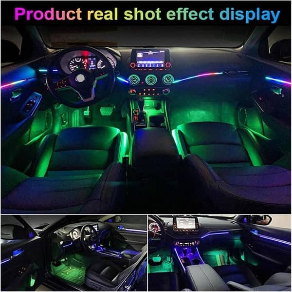 Premium RGB Ambient Light Strip Flexible RGB App Remote 18 in 1