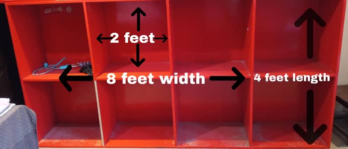 Wood shop counter for sales (4 feet height,8 feet width)