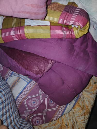 Razai single double cotton and polyster used with cover