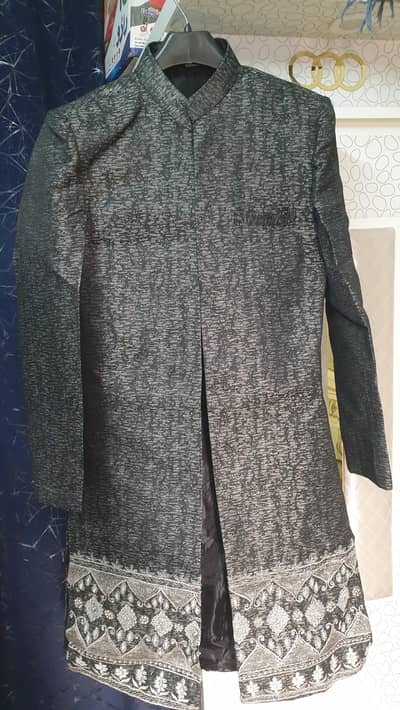 Open Sherwani new style only 1 time Wore