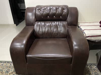 1-2-2-3 sofa (Brown)