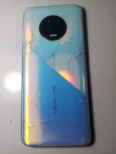 Infinix note7 front and back damaged but phone is working properly
