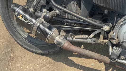 Akrapovic Exhaust with bend pipe