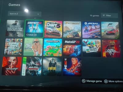 Xbox One X 1tb With 18 Games and Wireless controller