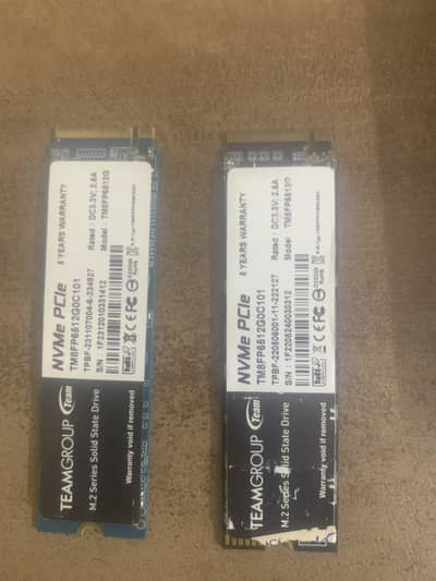 Excellent Health SSD 512GB M. 2 & DDR Ram 8GB