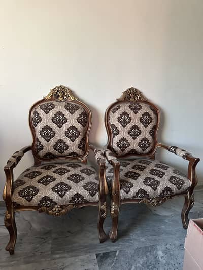 Brand new Coffee chairs | pair | new | with coffee table