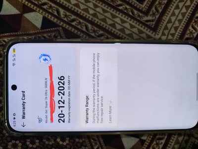 itel s26 ultra 8 gb 256 gb just box open complete warranty