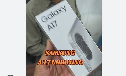 samsung a17 8/256 box pack brand new
