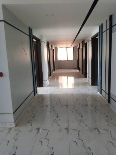 800 sq feet corner front side office available for rent in Shayan iconic center at shaheed e millat