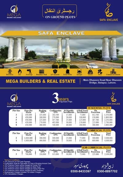 Prime Location Batapur Residential Plot Sized 4 Marla Is Available