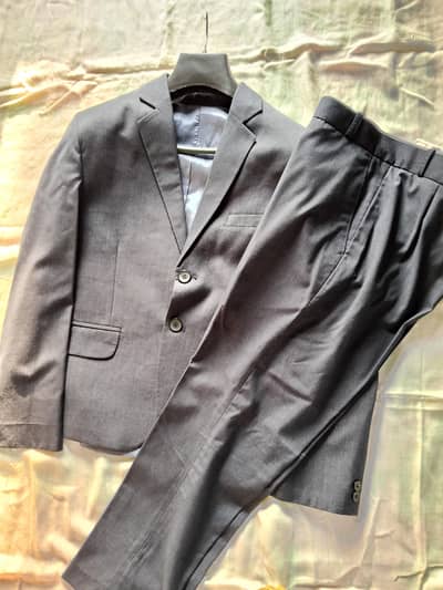 navy blue pent coat 2 piece