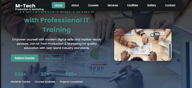 Transform Your Idea Into a Sleek and Responsive Full-Stack Website