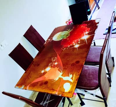 Dining table with 6seater