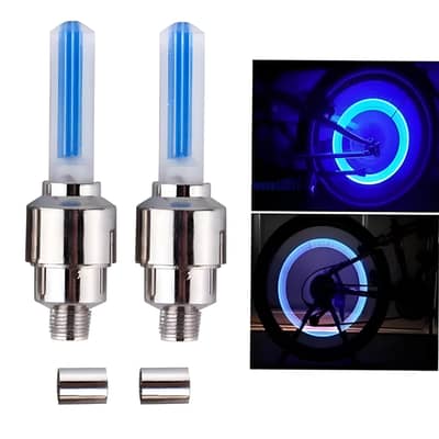 2 Pcs Bike Wheel LED Light Motorcycle Tyre LED Neon Light