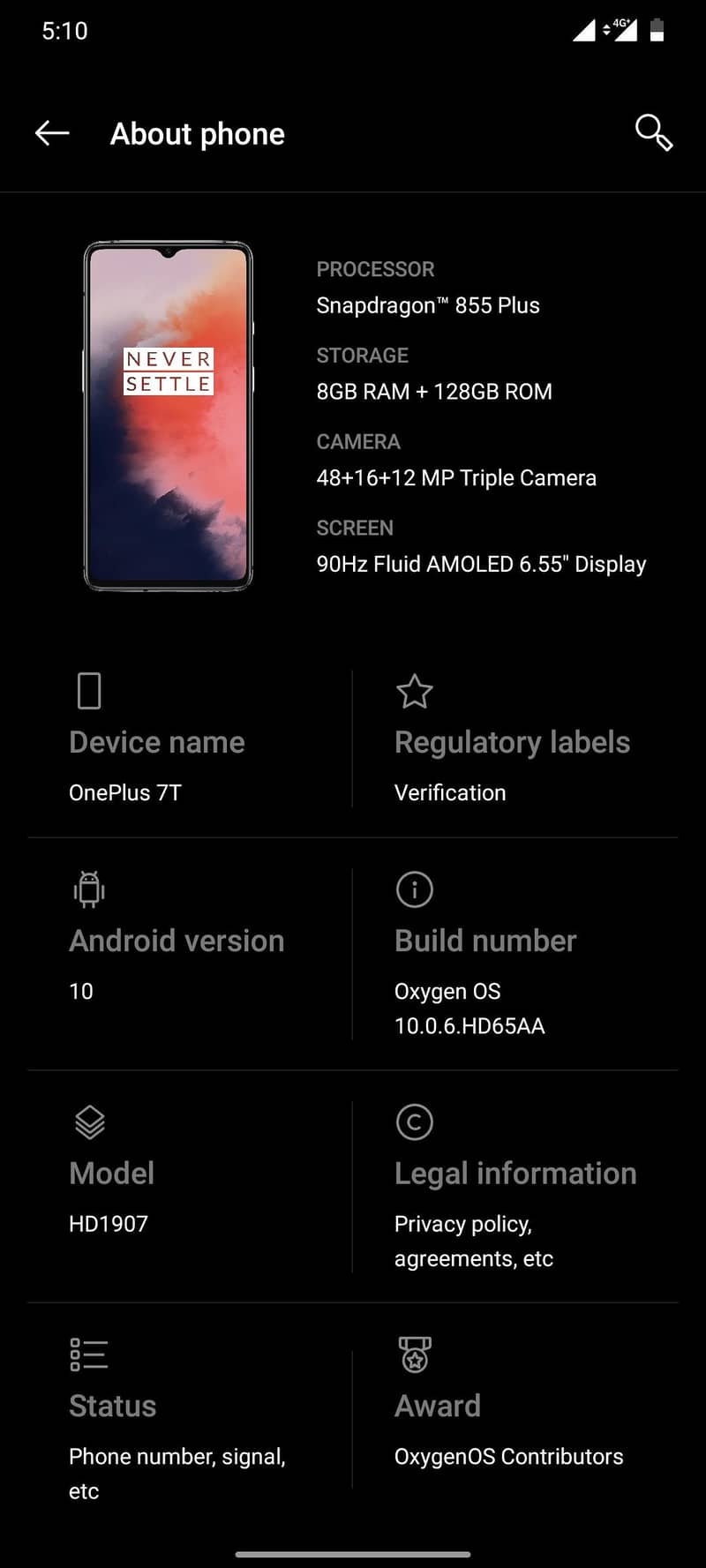 OnePlus 7t 1