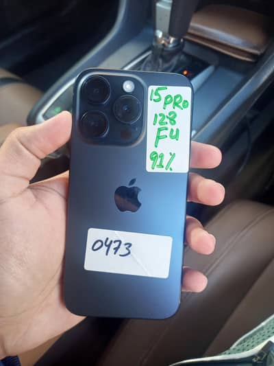 iphone 15 pro 91% health 128 GB 4 month sim will work lla model