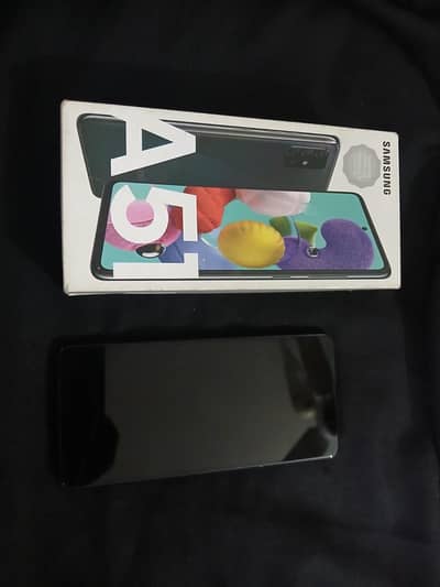 samsung a51 galaxy with box 10/10 condition