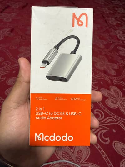 Mcdodo 2in1 USB-C to 3.5mm Splitter
