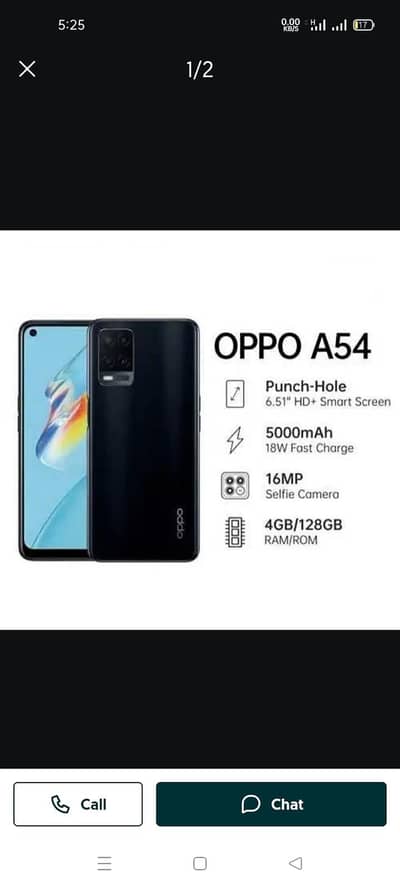Oppo A54 4/128 OnLy MoBilE aNd cHarGer.