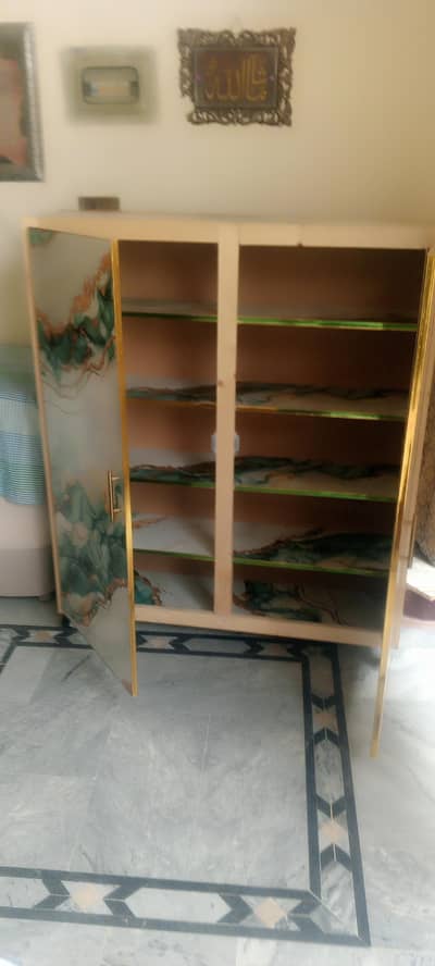wooden wardrobe