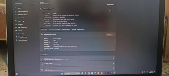 HP FOLIO 1040 G3 i7 6th generation