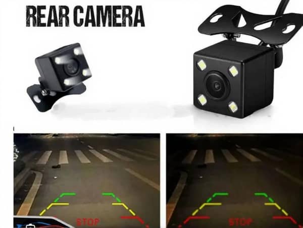 Universal Car Rear View Camera | 4 LED Backup Parking Camera | Waterproof & Wide Angle
