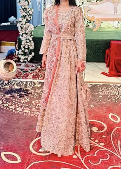 Royal Pink Heavy Sharara Set – Perfect for Bridal & Wedding Functions