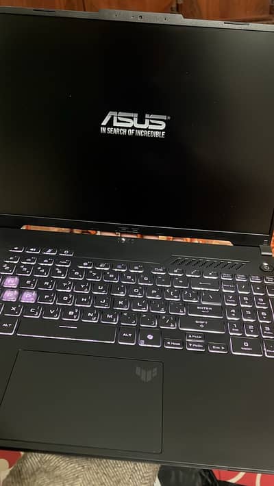 Almost New Asus Tuf f16 Gaming Laptop RTX 3050 6GB