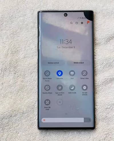 Samsung note 10 8/256 PTA page approve hai location attock