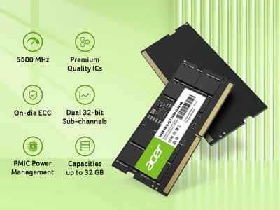 32GB DDR5 RAM 5600MHz FOR LAPTOP SODIMM Memory - Brand New Warranty