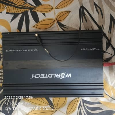 4 channel Amplifier & woofer  with Box