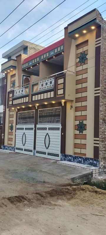 Kanal view Rafi qamar road New brand luxury 3.50 marly double story house for sale