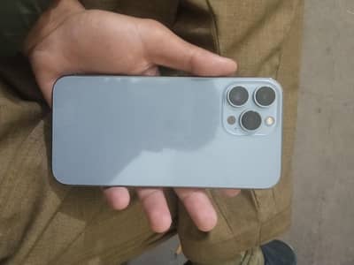 Iphone 13 pro max  sierra blue  contact 03136686002
