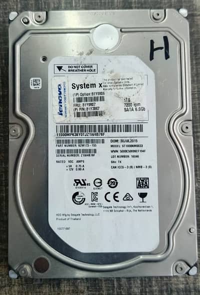 seadate               modle  st1000nm0033