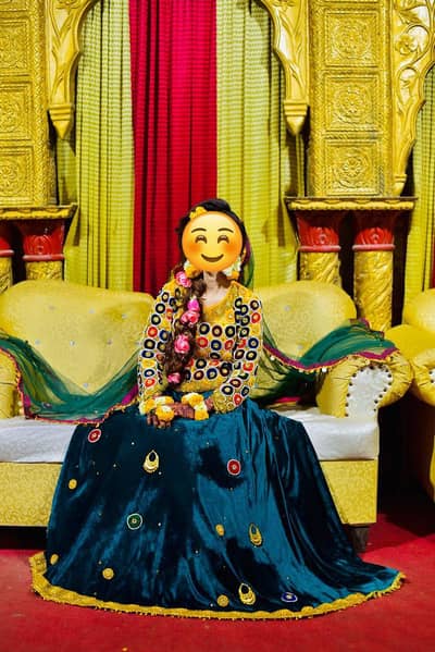 Mehndi dress just 1 time used