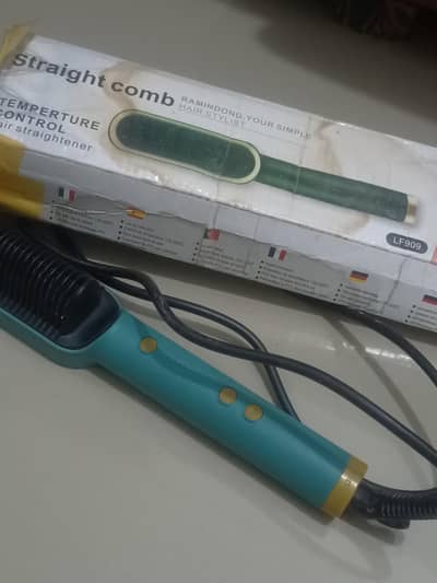 hair straightening brush