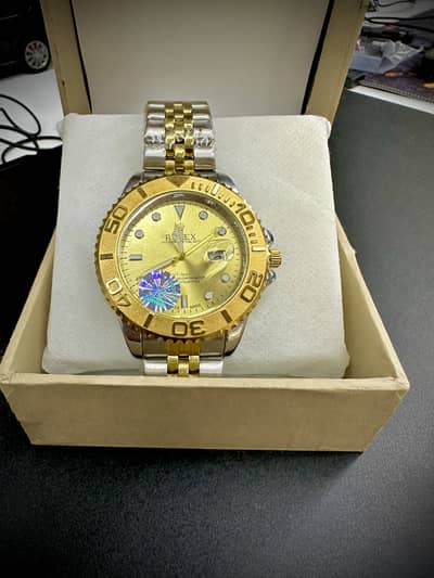 Brand new rolex style watch with rotating bezel heavy weight