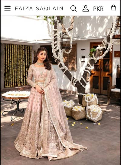 Faiza saqlain lehnga choli
