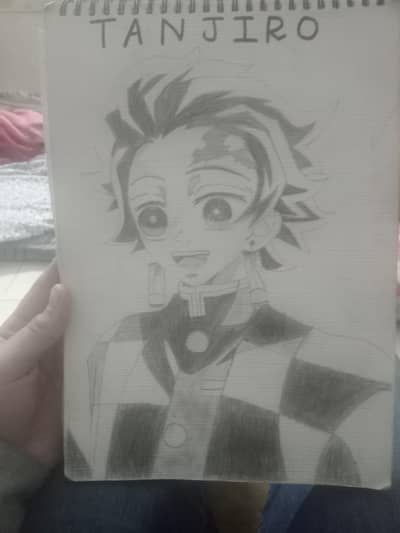 Tanjiro sketch for sale