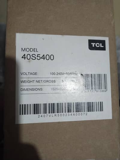 T C L model S5400