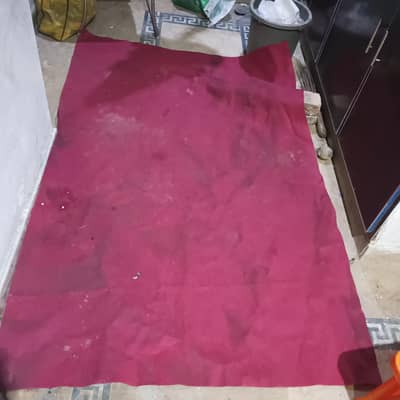 plastic buckets and table