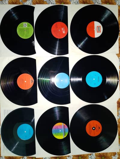 English/German Antique 1960 Vinyl LP/EP Turntable Gramophone Records