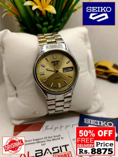 Seiko 5 Citizen Orient Automatic Pre-Owned watch Japan 03161737353