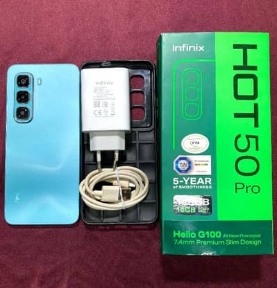 Infinix Hot 50 Pro 8/128  10/10 condition
