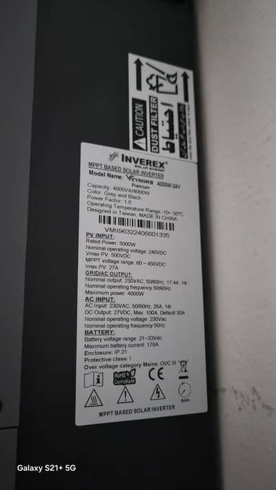 inverex 4kw inverter only 6 monts used
